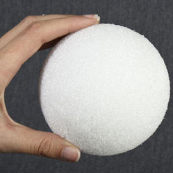 4' Foam Ball, 4'' Diameter, White, Craft Supplies from Factory Direct Craft