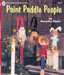 Paint Paddle People Book Dorothy Egan - Paint Stir Stick Designs