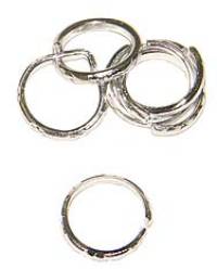 Novelty Silver Favor Mini Rings