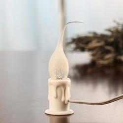 White Electric Welcome Candle Lamp