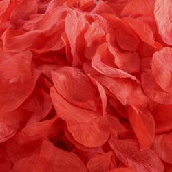 Red Silk Artificial Rose Petals