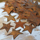 Bulk Rust Tin Primitive Stars