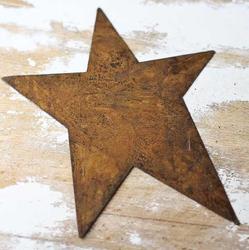 Rusty Tin Primitive Star