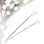 Round Pearl Corsage Pins