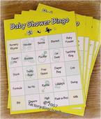 24 Baby Shower Party Bingo Cards