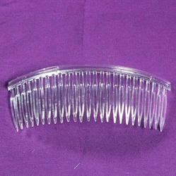Small 2.75 inch Clear Acrylic Comb Hair Findings Craft Supplies