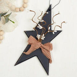 Rustic Wood Star Ornament