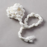White Cotton Twisty Twirls Doll Hair