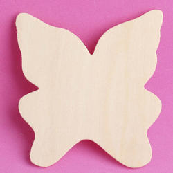 Unfinished Wood Butterfly Cutout