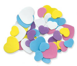 Assorted Craft Foam Hearts