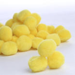 Yellow Craft Pom Poms