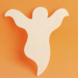 Unfinished Wood Ghost Cutout