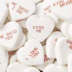 Wedding Message Hearts Favor Candy - Favor Add Ons - Wedding Favors ...