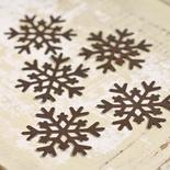 Rustic Tin Snowflake Cutouts