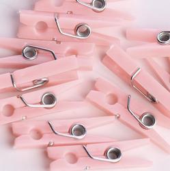 Miniature Light Pink Clothespins