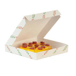 Dollhouse Miniature Pizza with Delivery Box