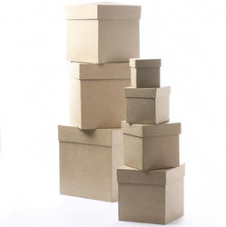 Square Paper Mache Boxes