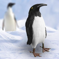 Feathered Artificial Penguin