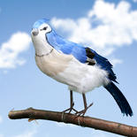 Large Artificial Blue Jay