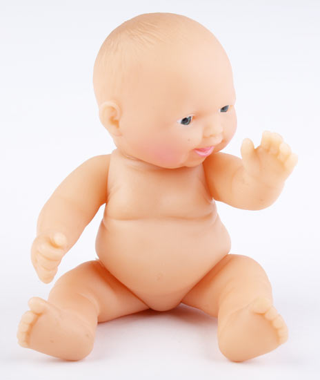 plastic baby doll