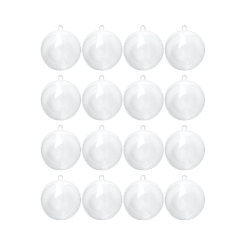 Bulk 80mm Fillable Keepsake Ball Ornaments - Acrylic Fillable Ornaments ...