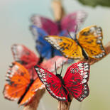Assorted Jewel Tone Artificial Monarch Butterflies