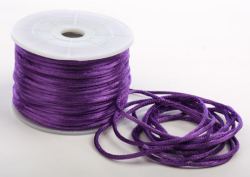 Purple Satin Rattail Cord