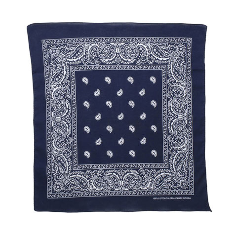 Navy Blue Paisley Bandana - Western Theme - Party & Special Occasions ...