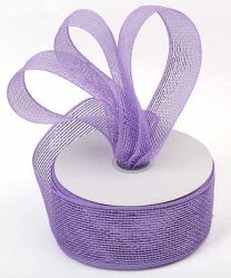 Lavender Metallic Deco Mesh Ribbon