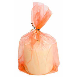 Translucent Orange Cellophane Bags