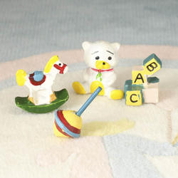 Dollhouse Miniature Retro Toy Set