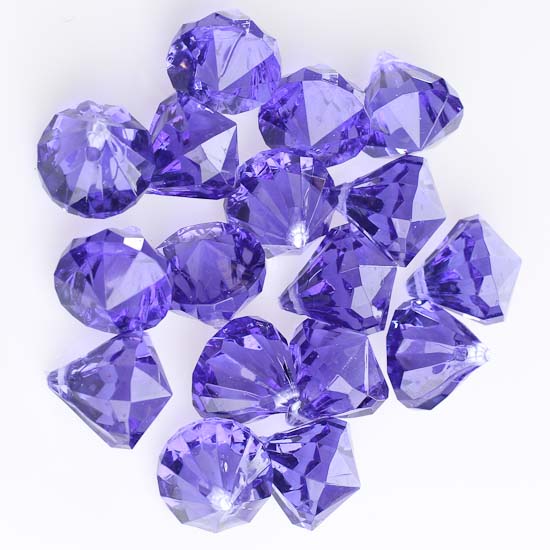 Purple Acrylic Diamonds - Confetti - Table Scatters - Party Supplies ...