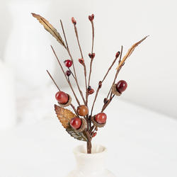 Artificial Berry and Natural Acorn Pick