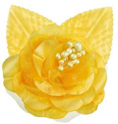 Golden Yellow Satin Rose Picks
