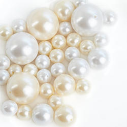 Assorted Ivory and White Faux Pearls