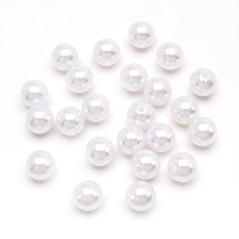 White Faux Pearls - Beads - Jewelry Making - Craft Supplies - Factory ...