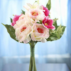 Pink Artificial Ranunculus, Anemone, and Lily Bundle