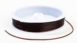 Brown Stretchy Elastic Plastic Cord