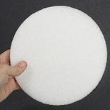 Round White Foam Disc