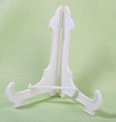 White Plastic Display Easels