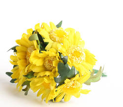 Small Yellow Artificial Daisy Bunches