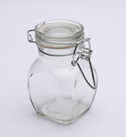 Hinged-Lid Glass Favor Jars