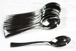 Silver Plastic Appetizer Spoons