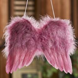 Rose Real Feather Angel Wings