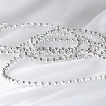 Silver Fused String Pearl Beads