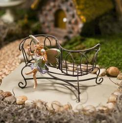 Miniature Tete-a-Tete Fairy Garden Bench