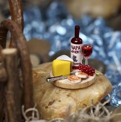 Miniature Wine and Cheese