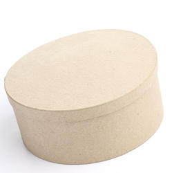 Round Paper Mache Box