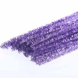 Lavender Metallic Tinsel Pipe Cleaners