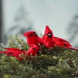 Artificial Red Cardinal Birds